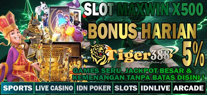 TIGERBET388 Bandar Slot Terpercaya Jackpot Terbesar Hari Ini