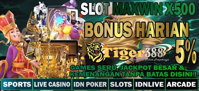 TIGER388 Slot Resmi Jackpot Paling Dicari Sepanjang Tahun